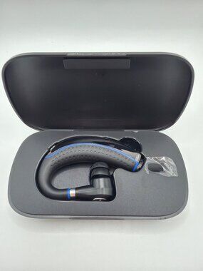 Wireless Bluetooth Headset With Charging Case & Noise Cancelling Technology For